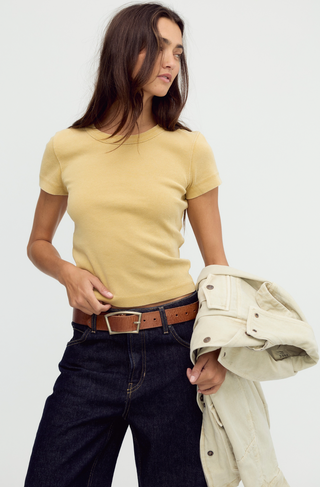We The Free Atlas Crew Tee // Fallen Leaf // Free People