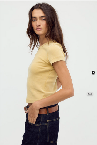 We The Free Atlas Crew Tee // Fallen Leaf // Free People