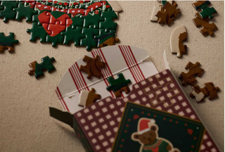 Beary Christmas mini Jigsaw Puzzle