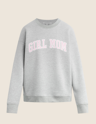 The Girl Mom Sweatshirt-Grey-Favorite Daughter