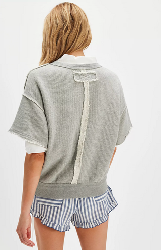 So Easy Sweatshirt- Heather Grey / Free People