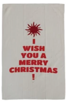 Holiday Microfiber Tea Towel / 12 Styles