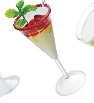 Glass Cocktail Ornaments