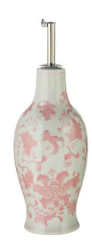 Stoneware Hand-Painted Oil Cruet