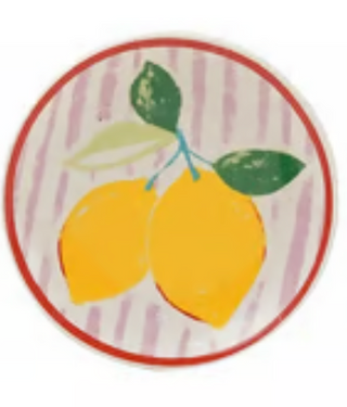 Fruit & Veggies Image Small Stoneware Dish