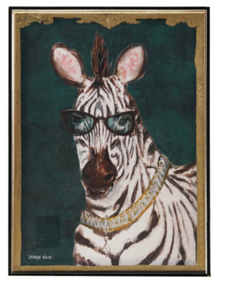 Hand-Painted Animals Acrylic Box Framed Wall Décor