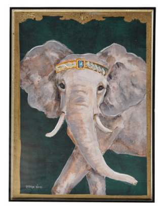 Hand-Painted Animals Acrylic Box Framed Wall Décor