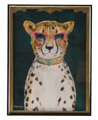 Hand-Painted Animals Acrylic Box Framed Wall Décor
