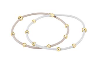 "E"essentials Bracelet Hair Ties // Enewton