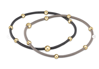 "E"essentials Bracelet Hair Ties // Enewton