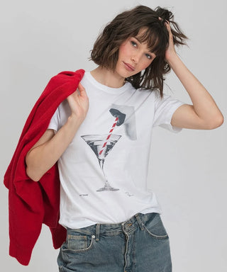 Sip Tease Mushie Tee // worn white // Cpress Studio