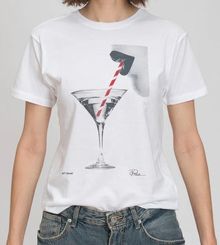 Sip Tease Mushie Tee // worn white // Cpress Studio