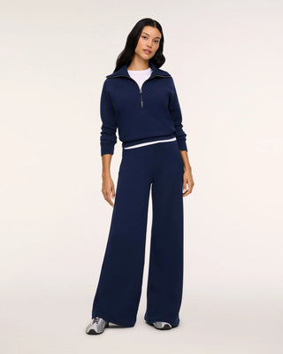 Spanx AirEssentials Half Zip - Timeless Navy