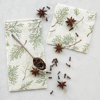 Juniper Sprigs Cocktail Napkin - Hester & Cook