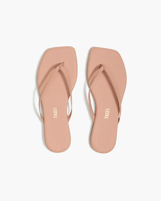 Tkees Square Toe Lily Sandal - Nude Beach