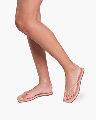 Tkees Square Toe Lily Sandal - Nude Beach