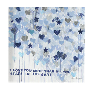 Starry Starry Block of Love Acrylic Mini Art