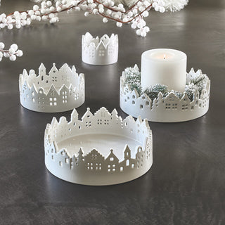 Ceramic House Holiday Bowl 6"