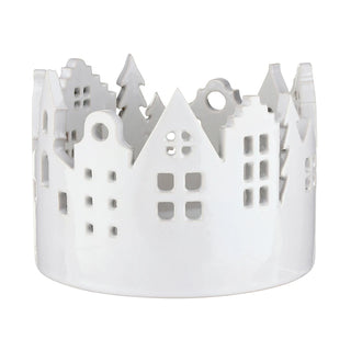 Ceramic Holiday House Bowl 4"