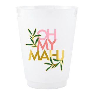 Oh My Mahj Frost Cup Set of 8