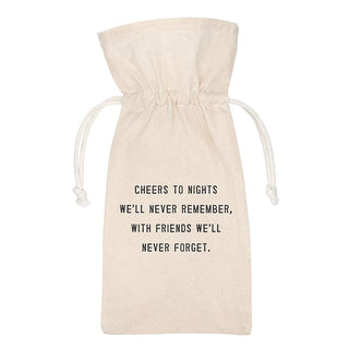 Cheers & Friends Wine Bag