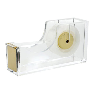 Acrylic and Gold Tape Dispenser
