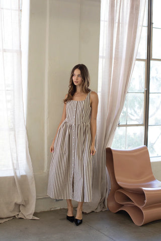 Prudence Maxi Dress - Chocolate
