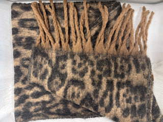 Leopard Tassel Scarf