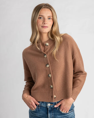 Archer Nina Cashmere Crewneck- Mocha
