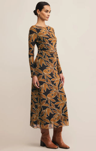 Spellbound Mesh Floral Maxi Dress / Coconut / Z Supply