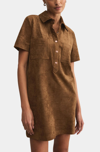 Sydney Suede Dress / Coconut / Z Supply