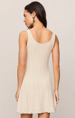 Nadia Crochet Mini Dress - Sandstone // Z Supply