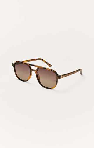 Tourist Brown-Tortoise Gradient Polarized Sunglasses // Z Supply