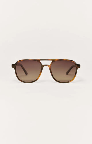 Tourist Brown-Tortoise Gradient Polarized Sunglasses // Z Supply