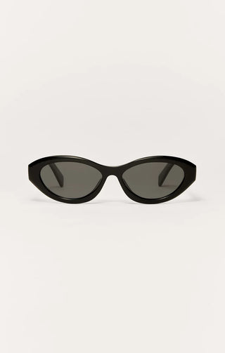 Backstage Polished Black-Grey Sunglasses // Z Supply
