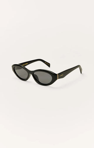 Backstage Polished Black-Grey Sunglasses // Z Supply
