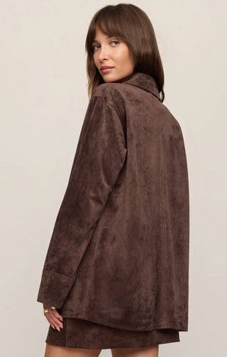 Decker Suede Chore Jacket - Dark Chocolate // Z Supply