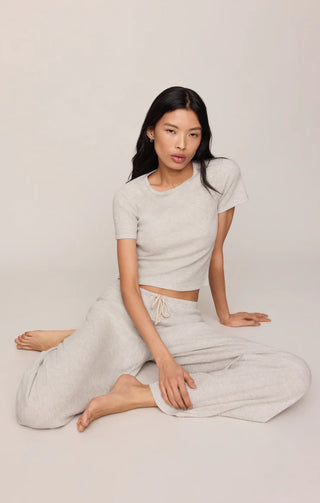 Waffle Brushed Thermal Pant - Feather Grey // Z Supply