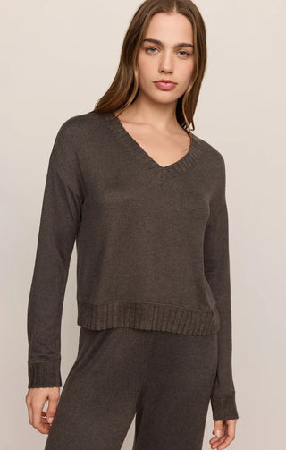 Courtney LS Top - Cocoa Bean // Z Supply