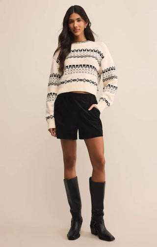 Tia Suede Short / Black / Z Supply