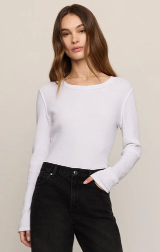 Arlet Mini Thermal Top - White // Z Supply