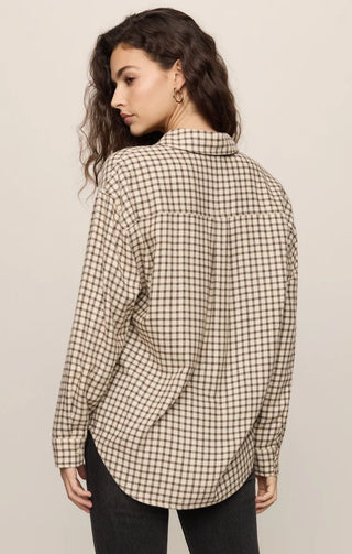 River Plaid Button Up - Dark Chocolate / Z Supply