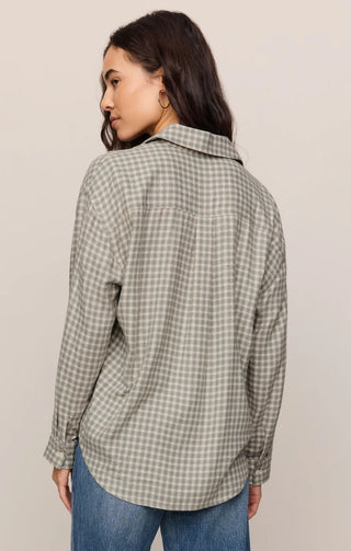 River Plaid Button Up - Emerald Cove // Z Supply
