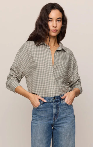 River Plaid Button Up - Emerald Cove // Z Supply