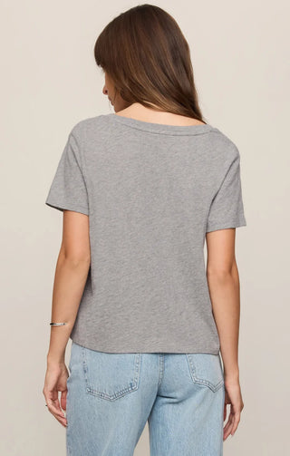 Nomad V-Neck Tee - Classic Heather Grey // Z Supply