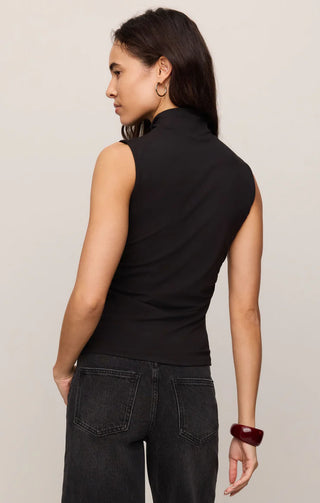Silva High Neck Tank - Black // Z Supply