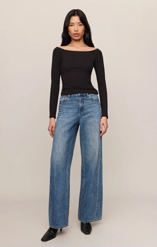 Sabrina Second Skin Top - Black // Z Supply
