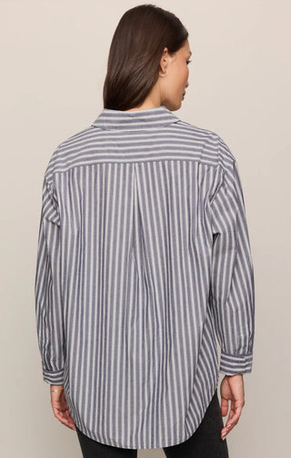 The Gallery Striped Button Up - Oxford Blue // Z Supply