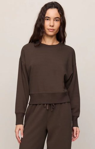 Comeback Sweatshirt - Dark Chocolate // Z Supply