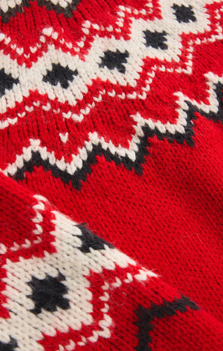 Adornment Fair Isle Sweater - Festive Red / Z Supply